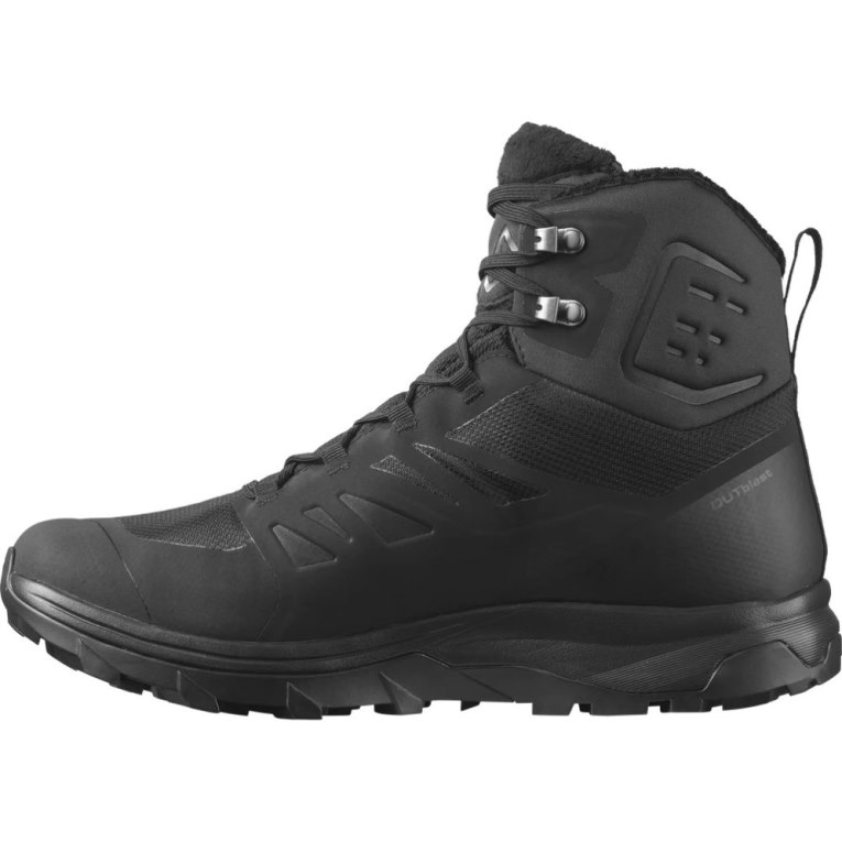 Botas de Invierno Salomon Outblast Thinsulate Climasalomon Impermeables Hombre Negros | MX ZUVP853